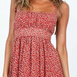 Princess Polly Bonnie Dress Maroon